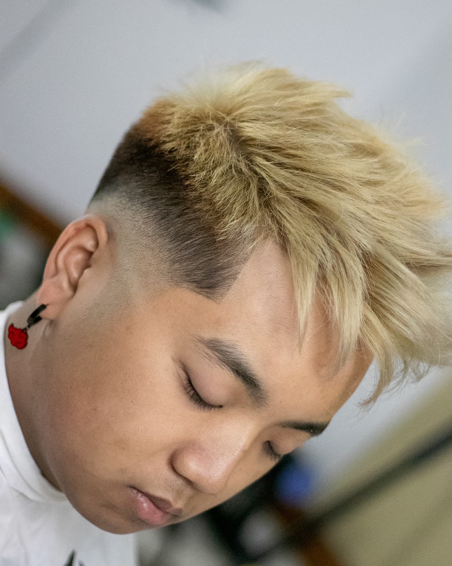 Tapered cut, side profile
